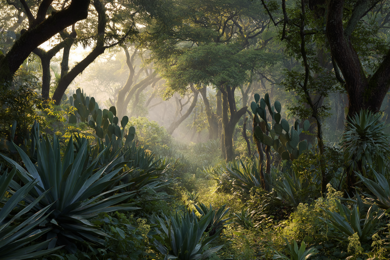 Sacred forest in Mexico
